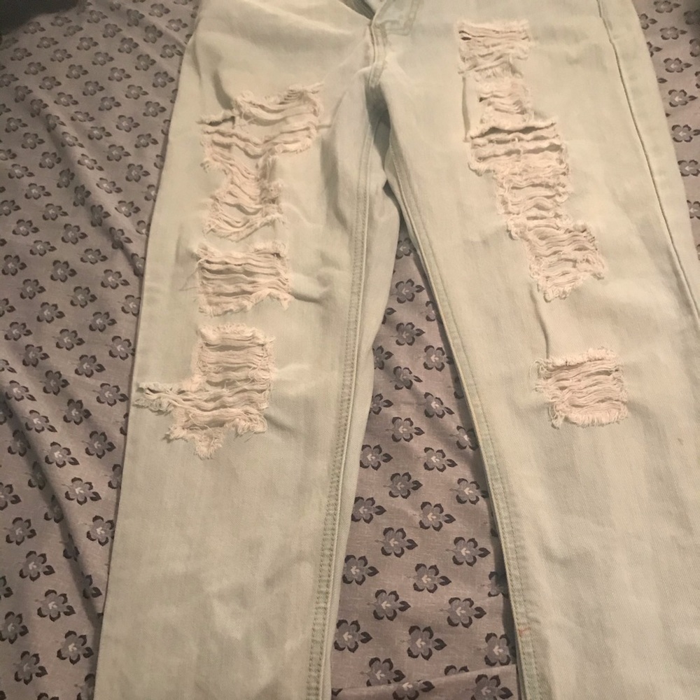Washed out jeans